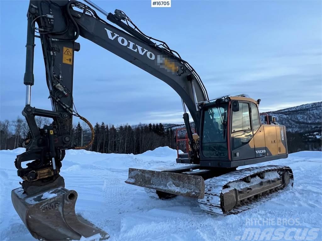 Volvo EC160EL crawler excavator w/ rototilt and grader b Bagri goseničarji