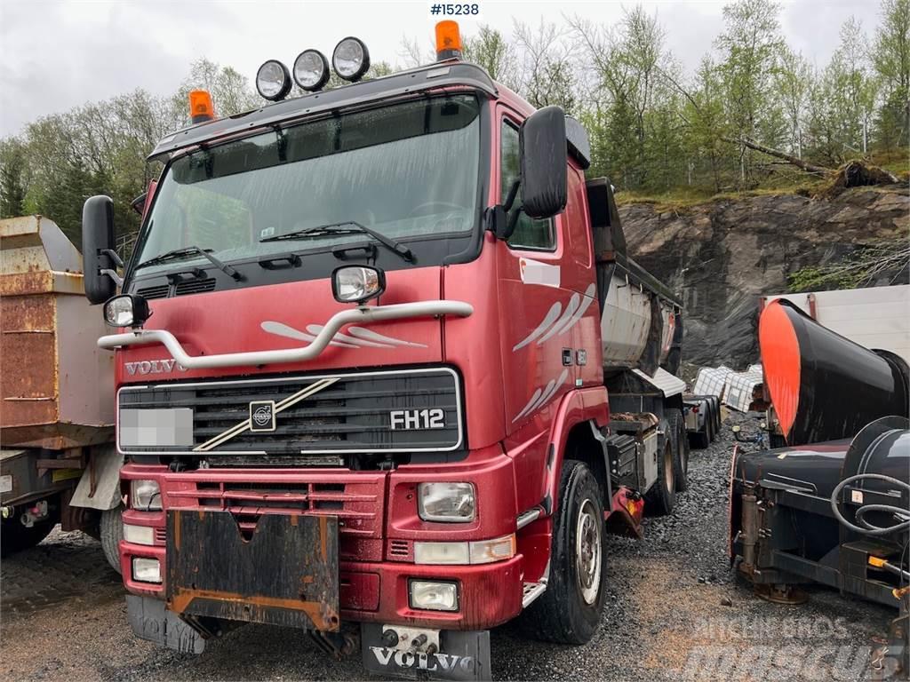 Volvo FH12 Tipper 6x2 w/ plowing rig and underlying shea Kiper tovornjaki
