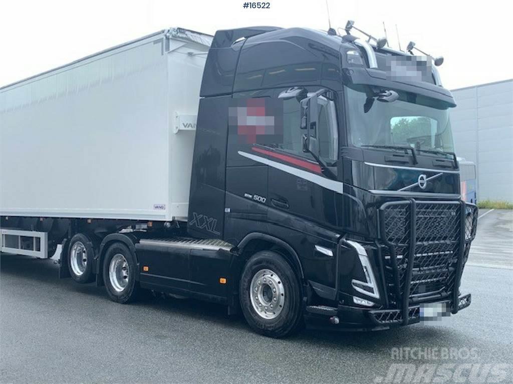 Volvo FH500 6x2 truck with hyd. XXL cabin and only 56,50 Vlačilci