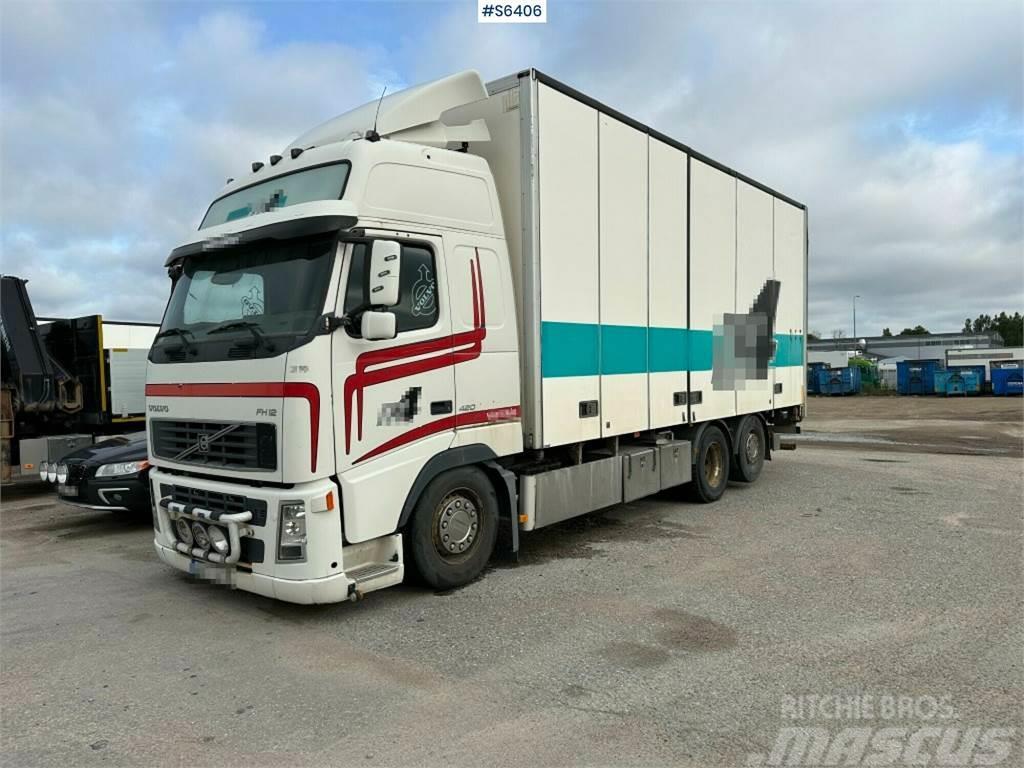 Volvo FH12 6x2 Box truck with opening side and tail lift Tovornjaki zabojniki