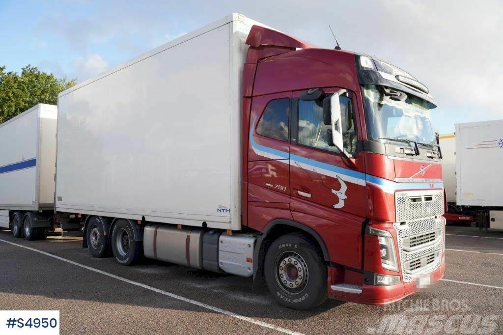 Volvo FH16 750 Box truck, SEE VIDEO Tovornjaki zabojniki