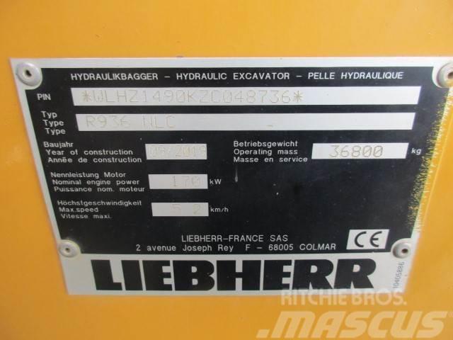 Liebherr R 936 Litronic Bagri goseničarji