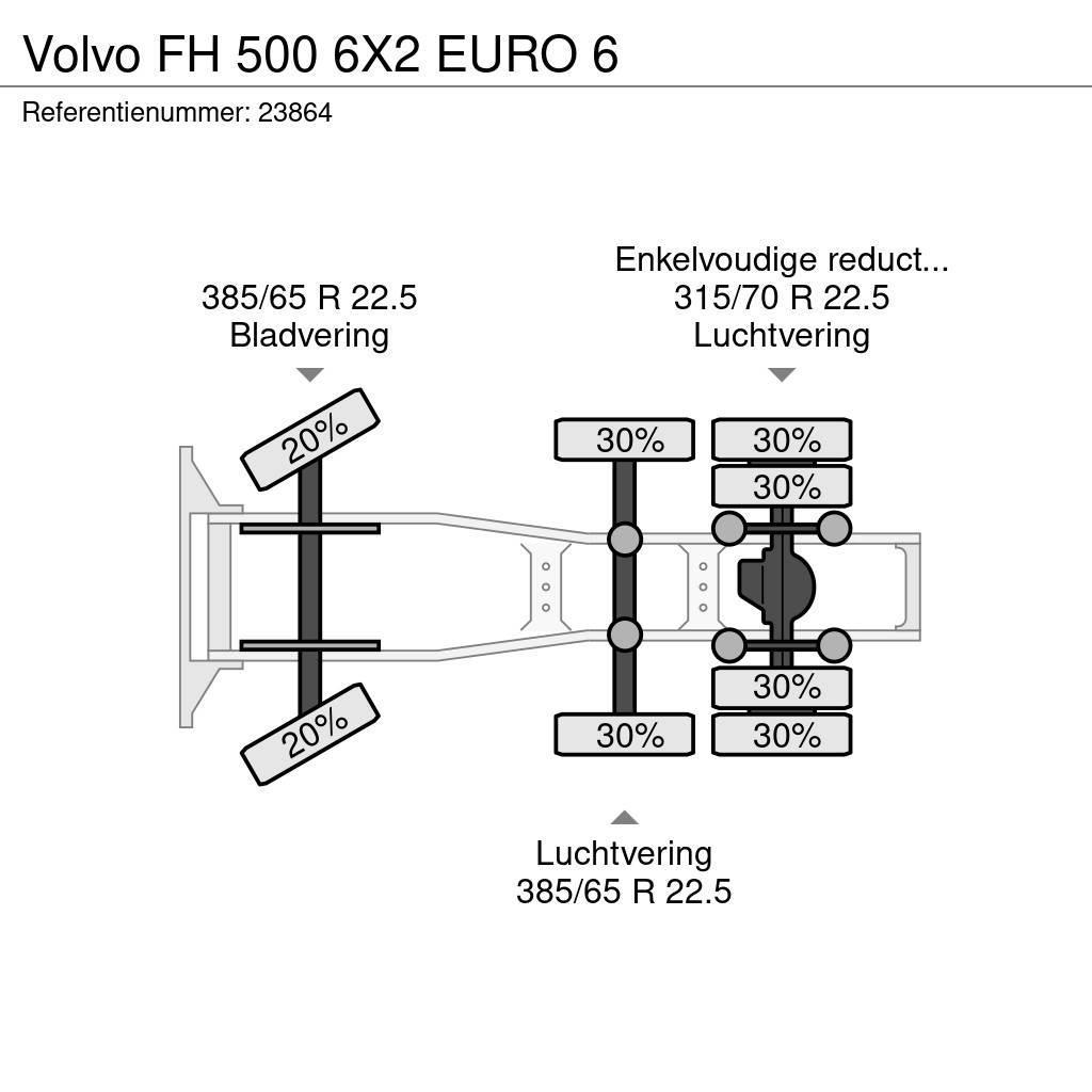 Volvo FH 500 6X2 EURO 6 Vlačilci