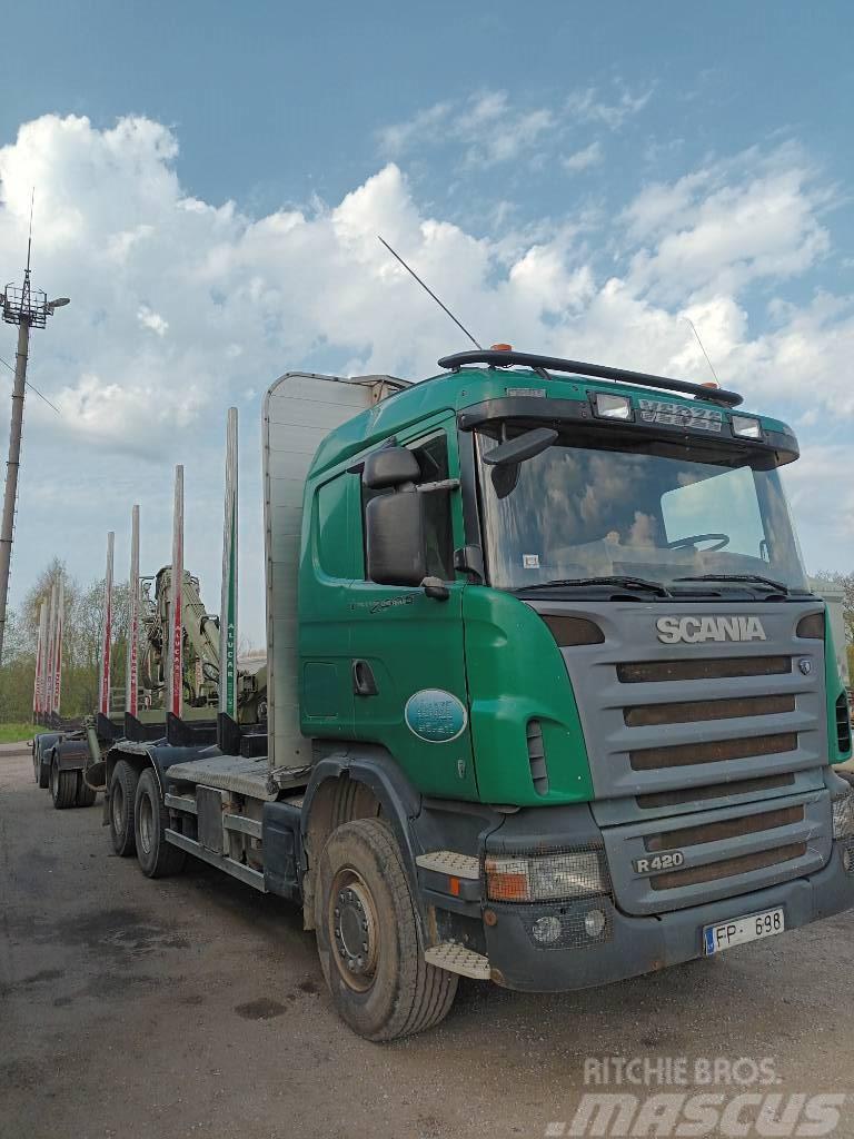 Scania R 420 Tovornjaki za hlode