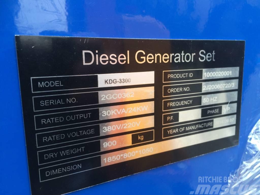 Kubota powred diesel generator set sq 3300 KOVO Dizelski agregati