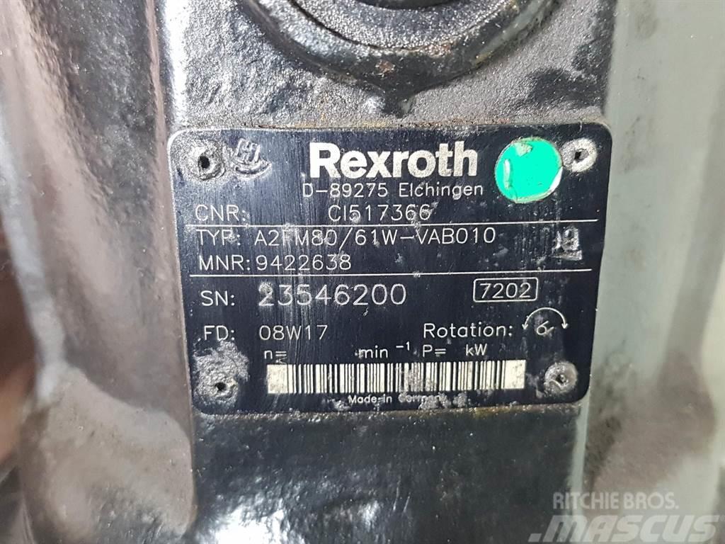 Manitou 160ATJ-CI517366-Rexroth A2FM80/61W-Drive motor Hidravlika