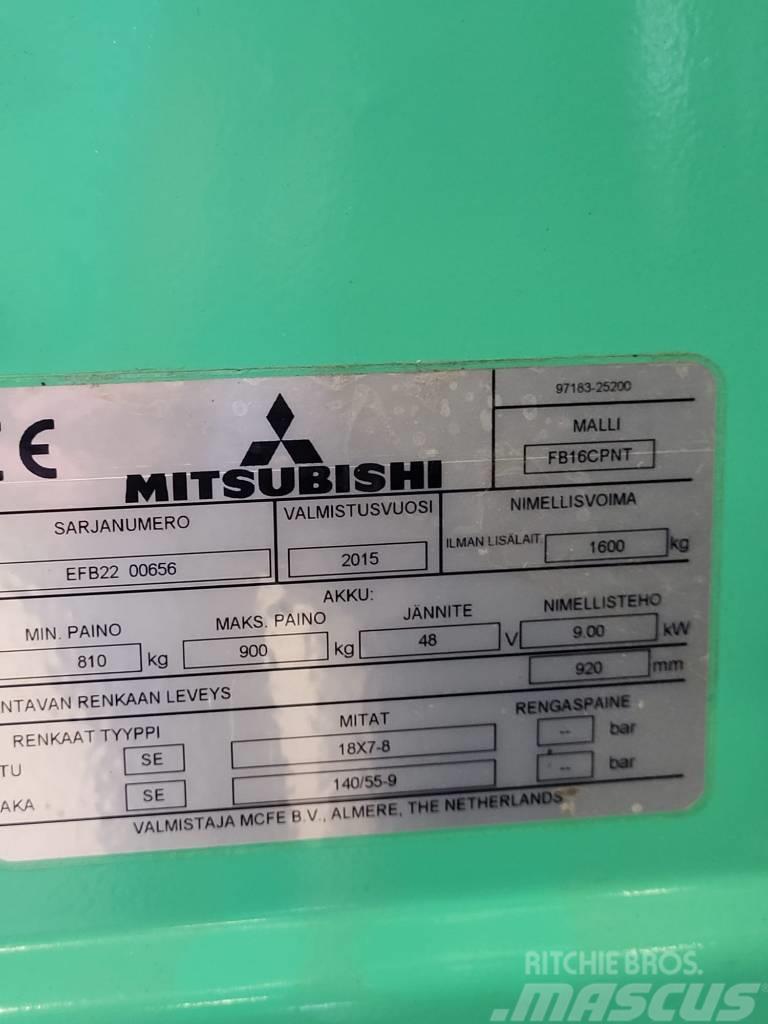 Mitsubishi FB16CPNT " Lappeenrannassa" Električni viličarji