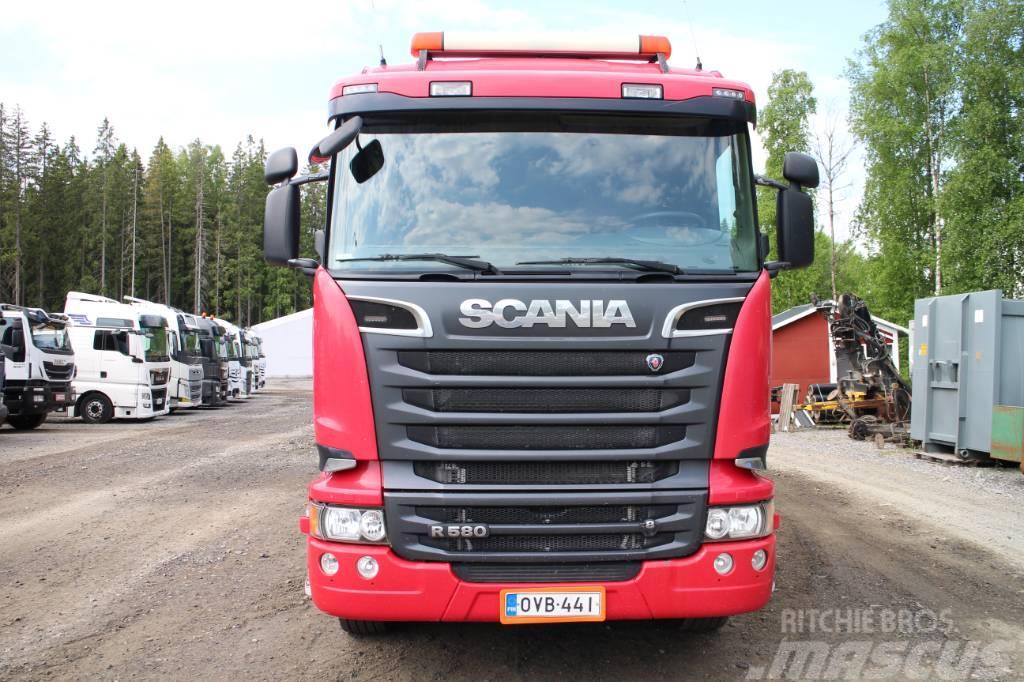 Scania R 580 ja 4-aks PV Kiper tovornjaki