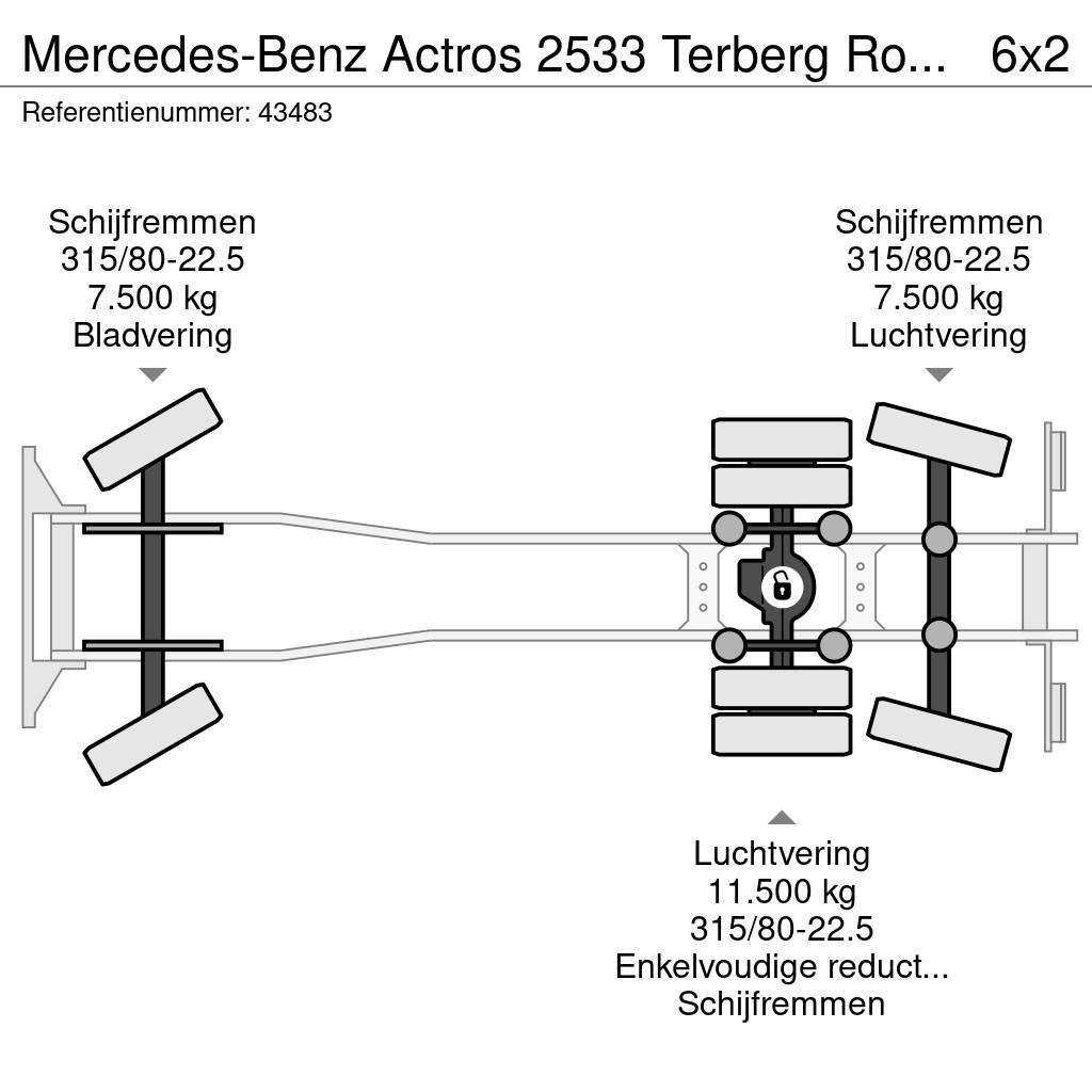 Mercedes-Benz Actros 2533 Terberg RosRoca 23m³ Komunalni tovornjaki