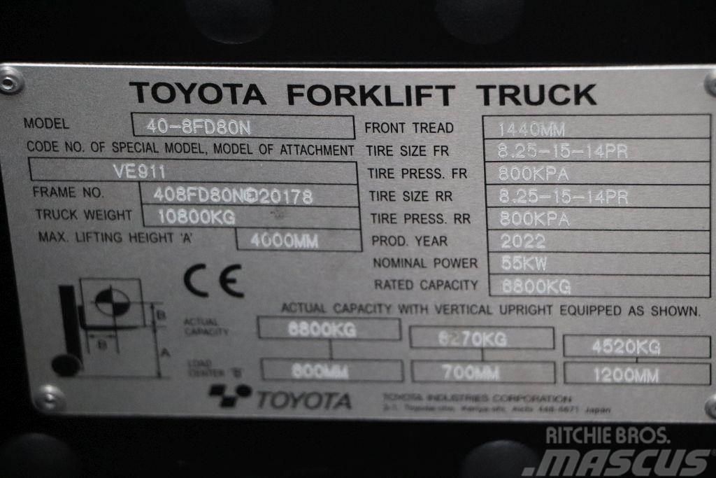 Toyota 40-8FD80N Dizelski viličarji