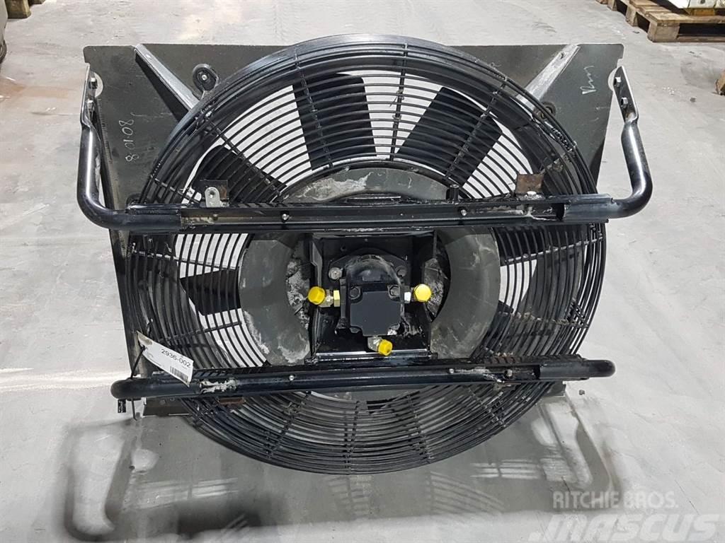 CAT 950H - Cooler fan/Kühlerlüfter/Koelvin Hidravlika