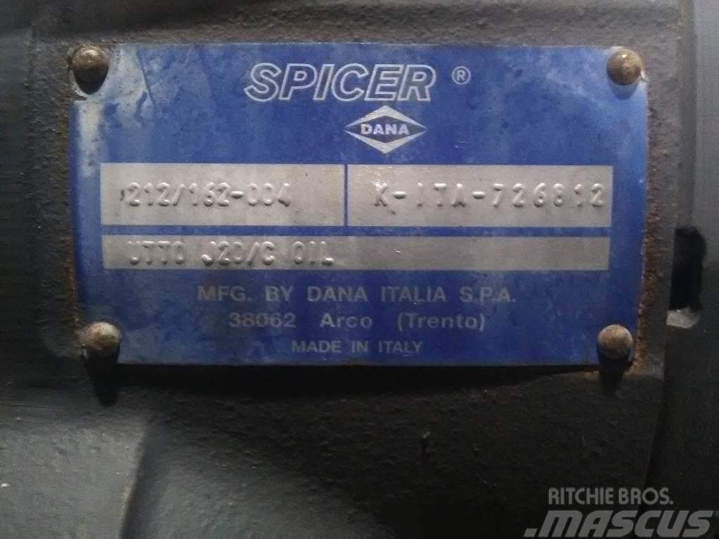 Spicer Dana 212/162-004 - Ahlmann AZ 85 T - Axle Osi