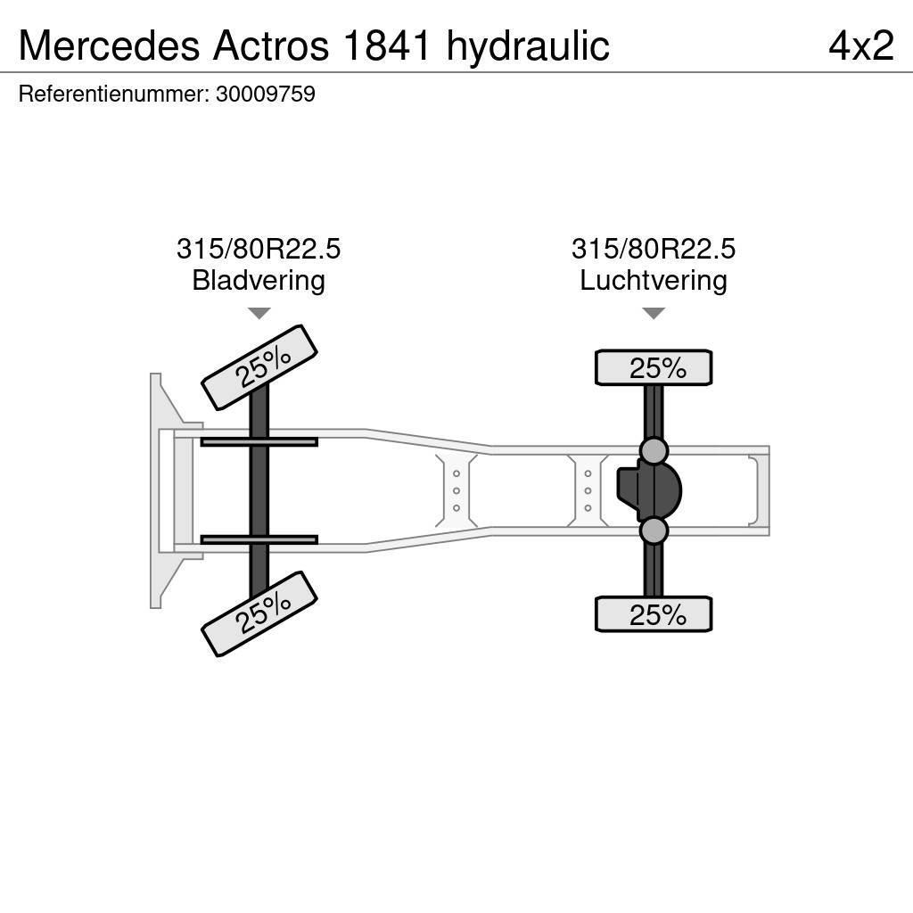 Mercedes-Benz Actros 1841 hydraulic Vlačilci