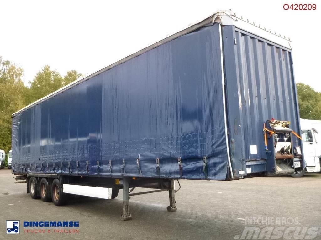 Krone Curtain side trailer double stock 97 m3 Polprikolice s ponjavo