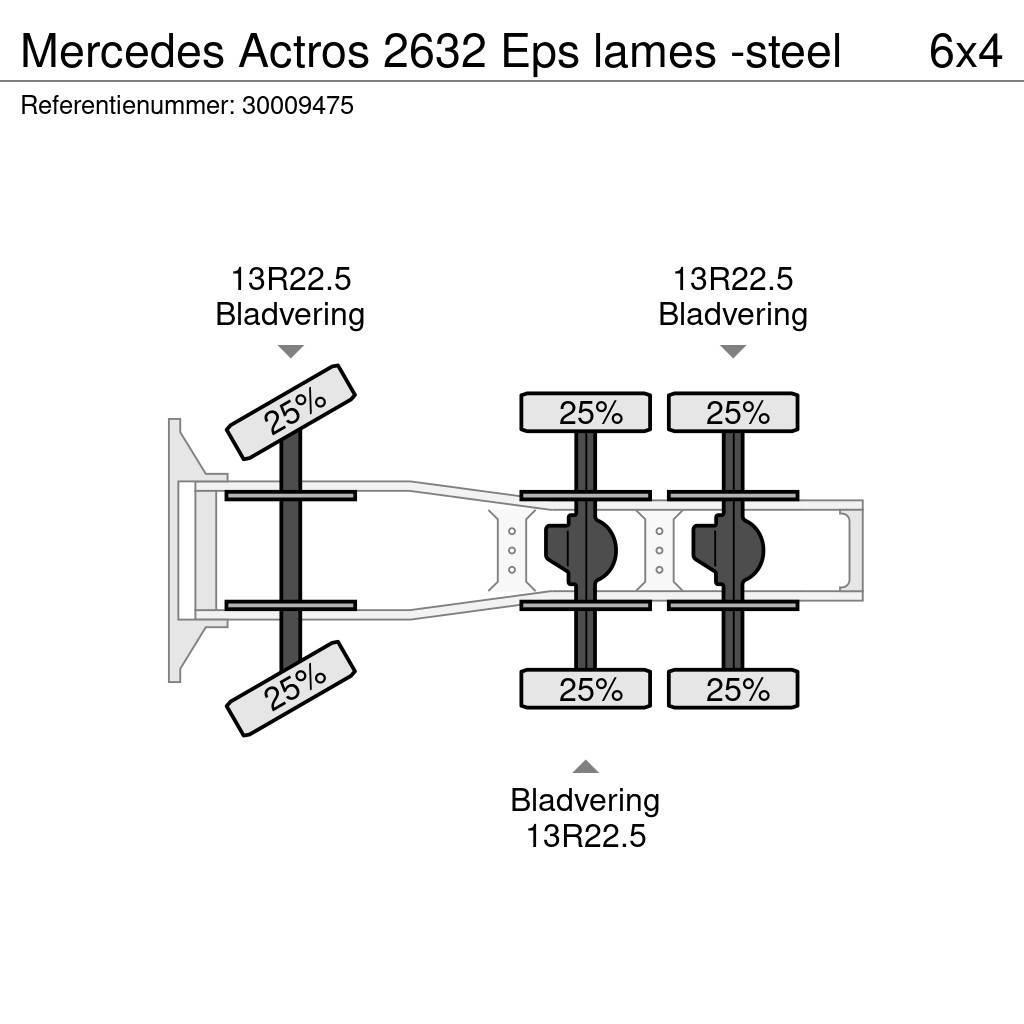 Mercedes-Benz Actros 2632 Eps lames -steel Vlačilci