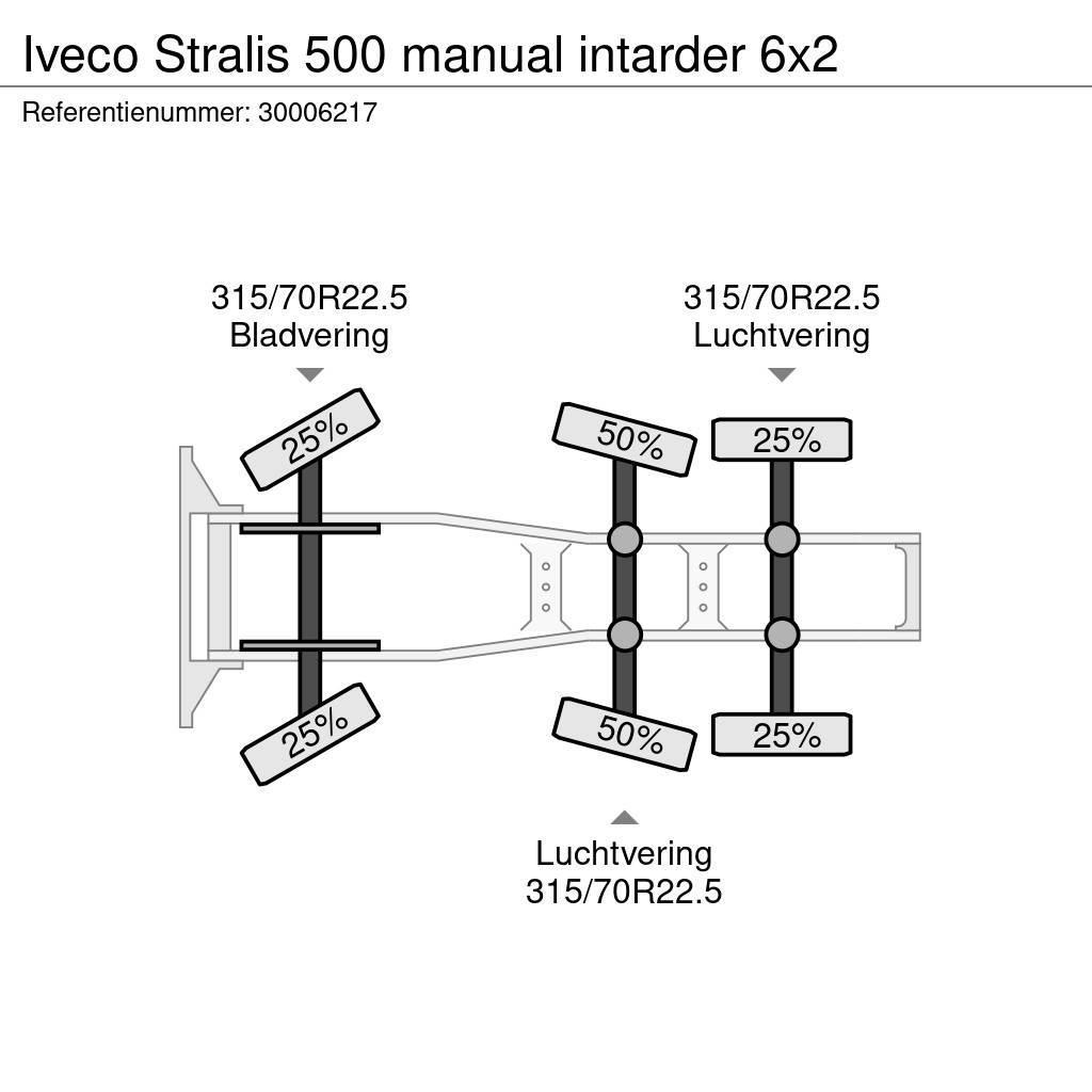 Iveco Stralis 500 manual intarder 6x2 Vlačilci