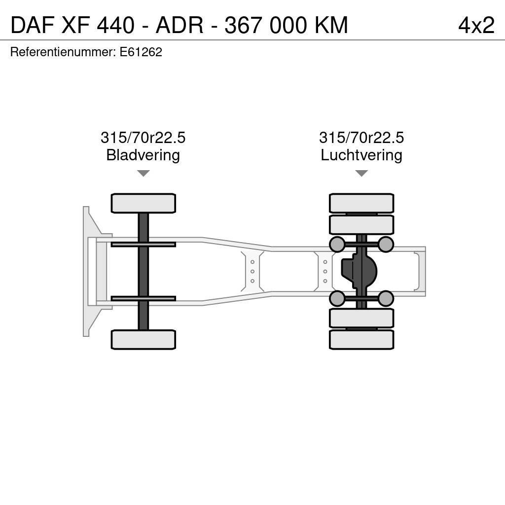 DAF XF 440 - ADR - 367 000 KM Vlačilci