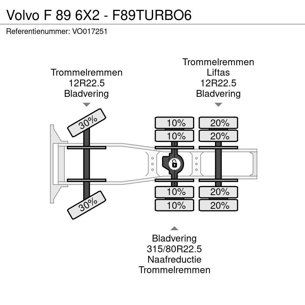 Volvo F 89 6X2 - F89TURBO6 Vlačilci