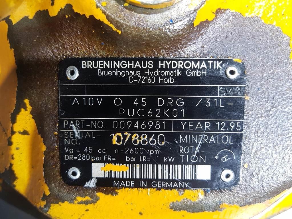 Brueninghaus Hydromatik A10VO45DRG/31L Hidravlika