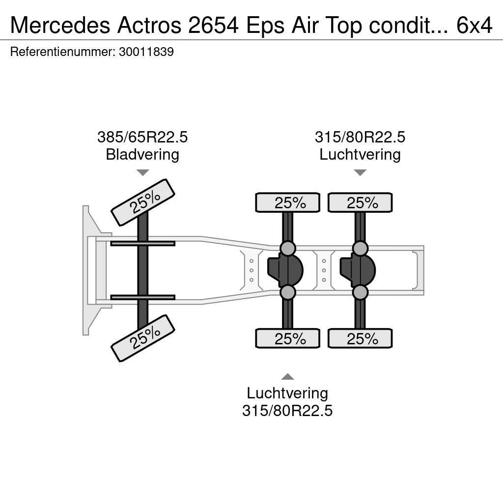 Mercedes-Benz Actros 2654 Eps Air Top condition Vlačilci