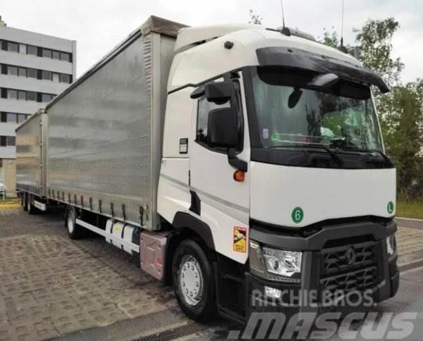 Renault T 440 +GTS -PTT 18S Flatbed/Dropside trailers