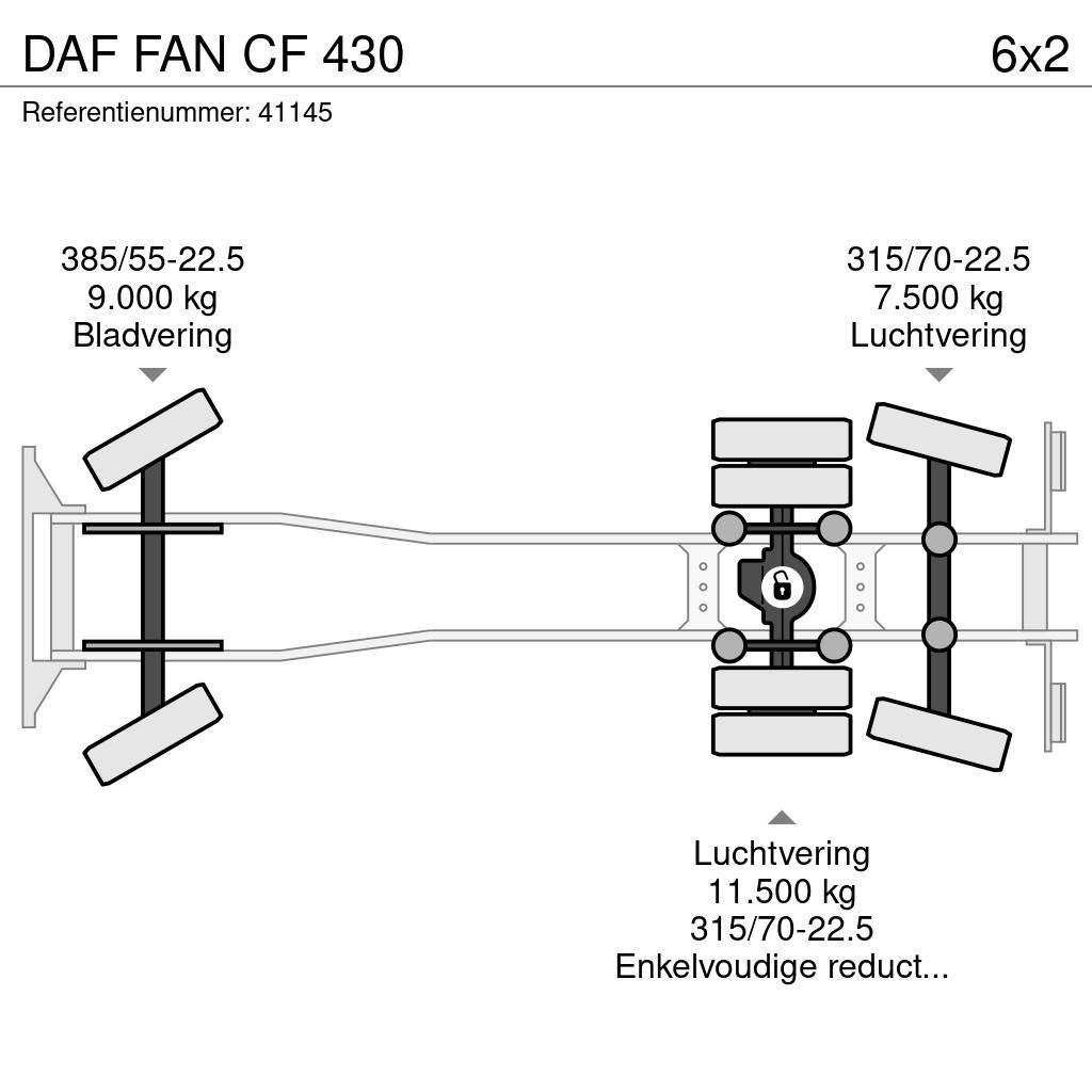 DAF FAN CF 430 Kotalni prekucni tovornjaki