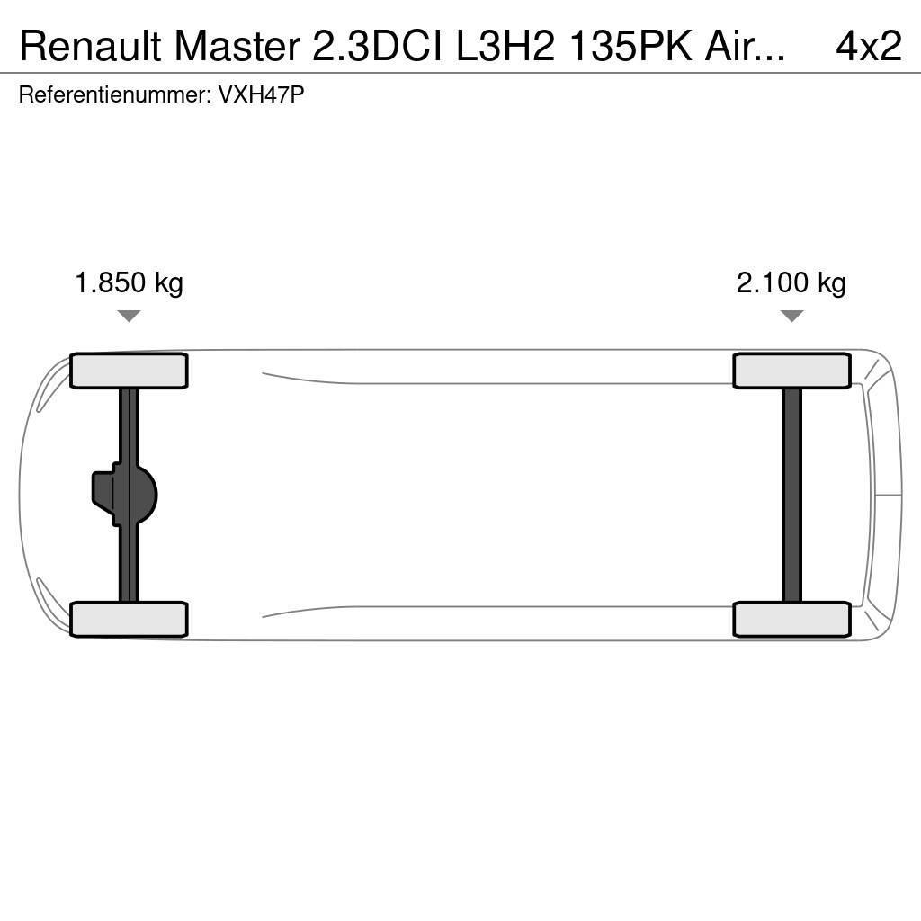Renault Master 2.3DCI L3H2 135PK Airco Navi Cruisecontrol Zabojni kombi