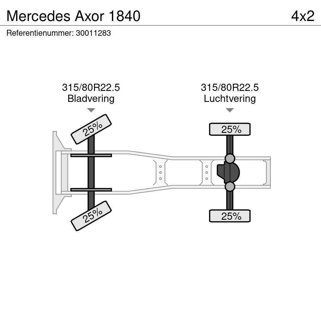 Mercedes-Benz Axor 1840 Vlačilci