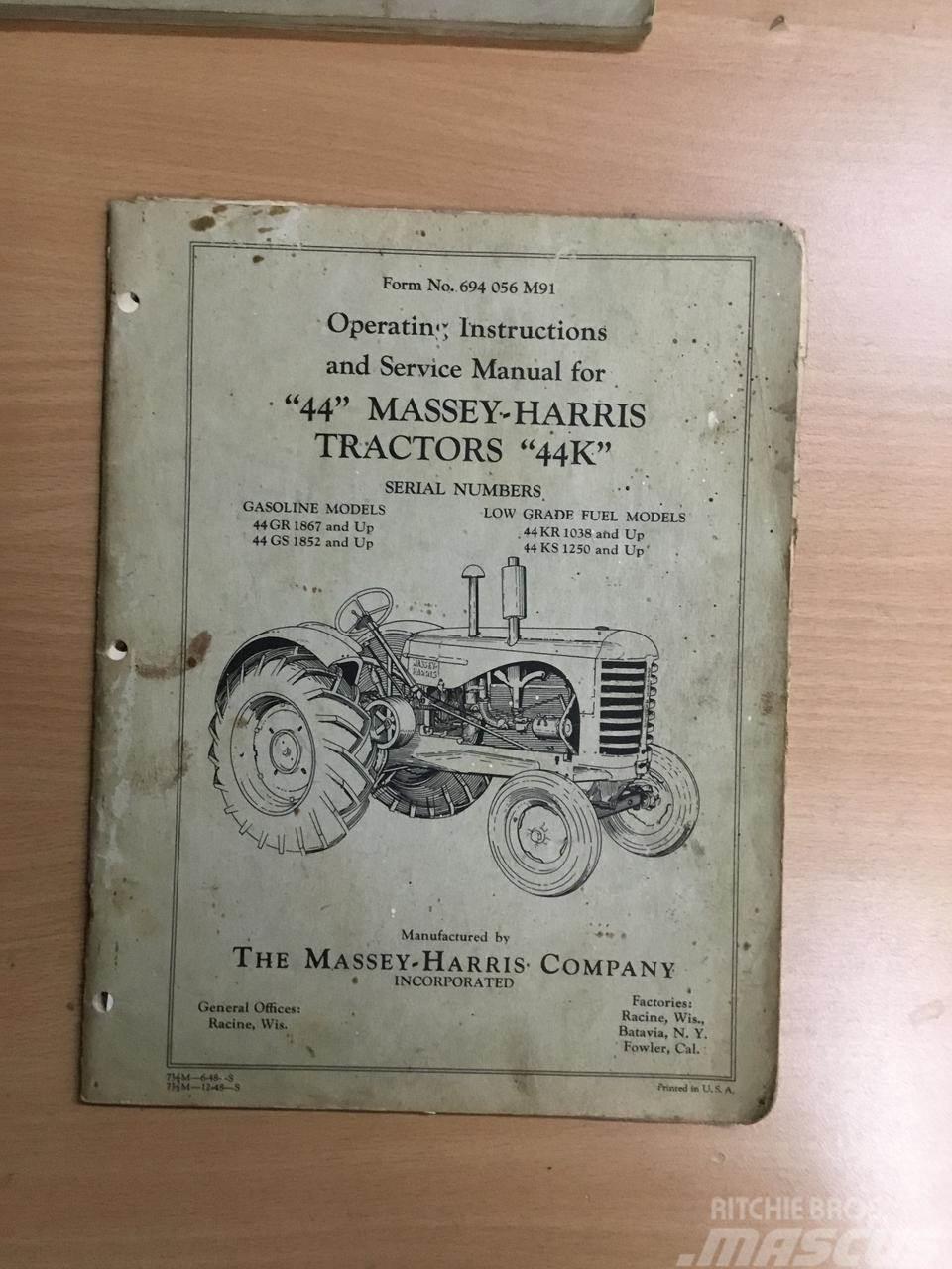 Massey Ferguson Parts list - manual Drugi kmetijski stroji