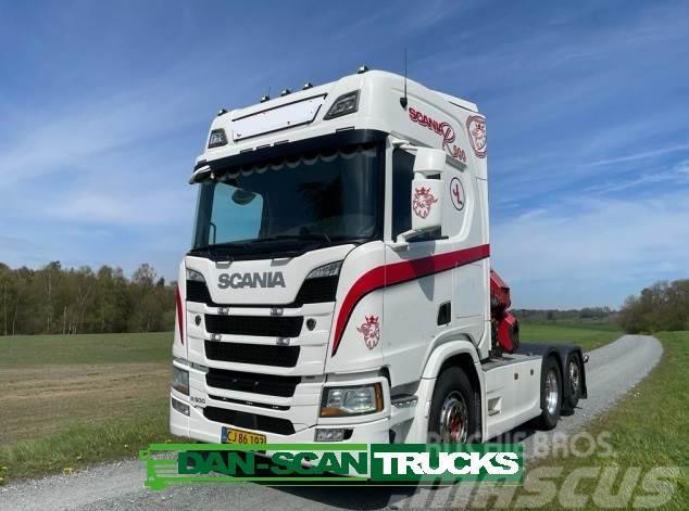 Scania R500 med ny demo kran Vlačilci