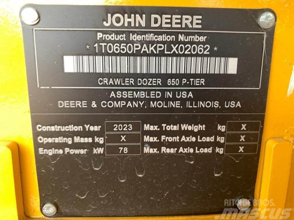John Deere 650P LGP Buldožerji goseničarji