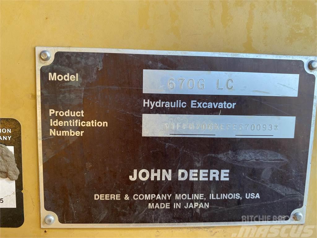 John Deere 670G LC Bagri goseničarji