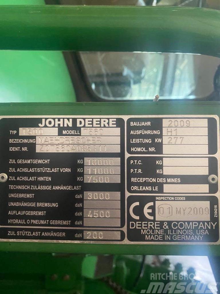 John Deere T 560 Kombajni