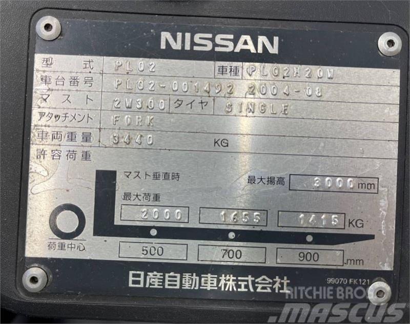 Nissan PL02M20W Viličarji - drugo