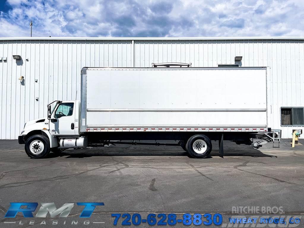 International MV607 26' Box Truck, Lift Gate & Ramp Tovornjaki zabojniki