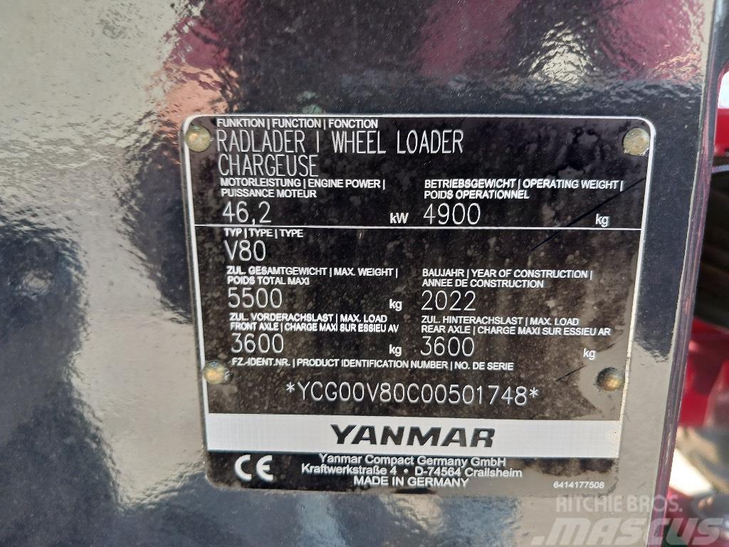 Yanmar V80 Kolesni nakladalci