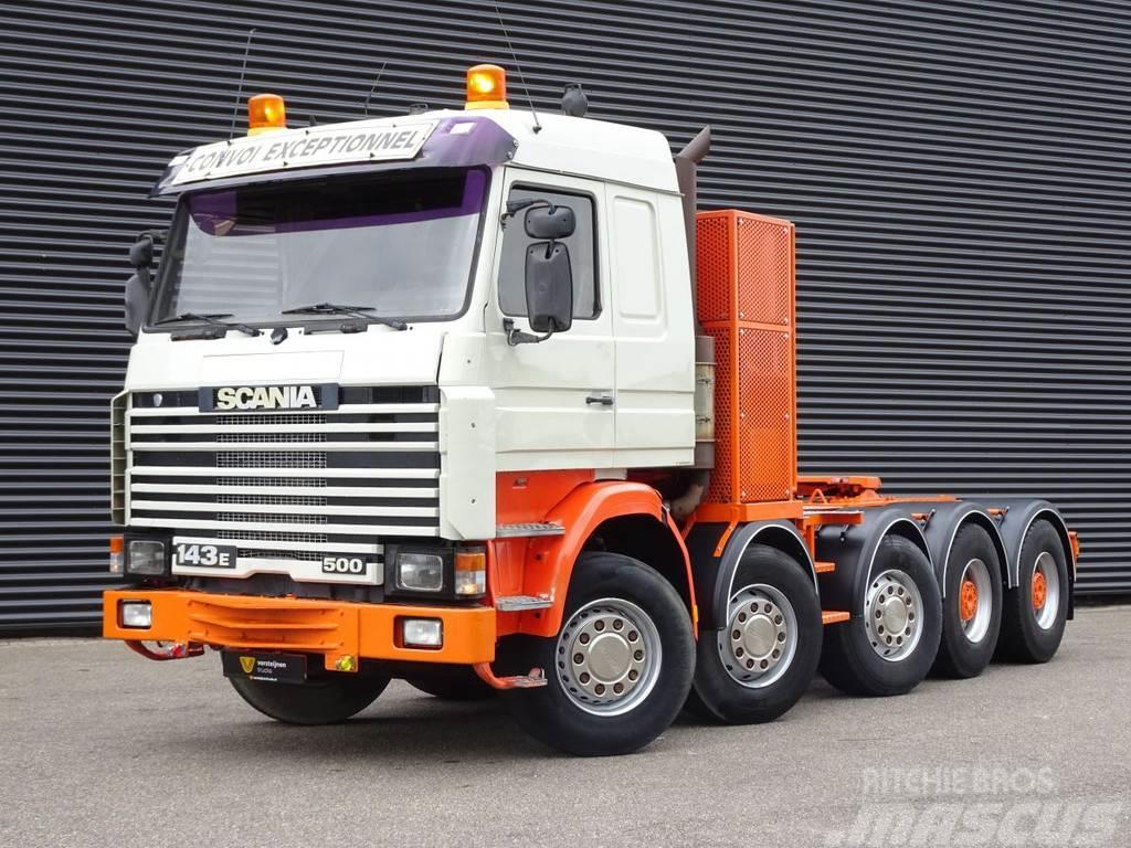 Scania R143E 500 V8 / 10x4 / WSK - 250.000 KG / MANUAL Vlačilci