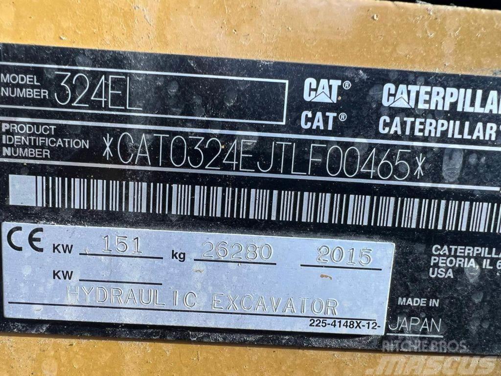 CAT 324EL 9655 HOURS Bagri goseničarji