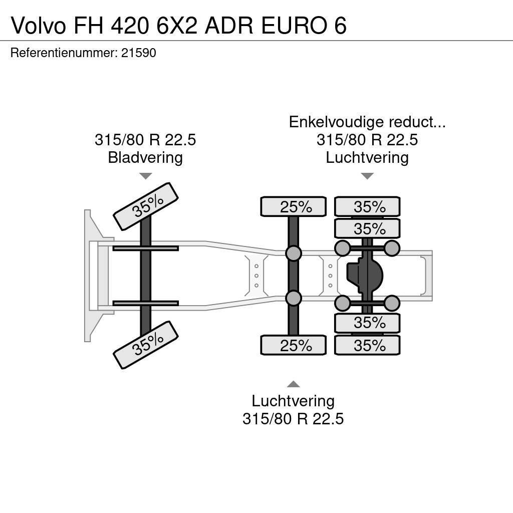 Volvo FH 420 6X2 ADR EURO 6 Vlačilci