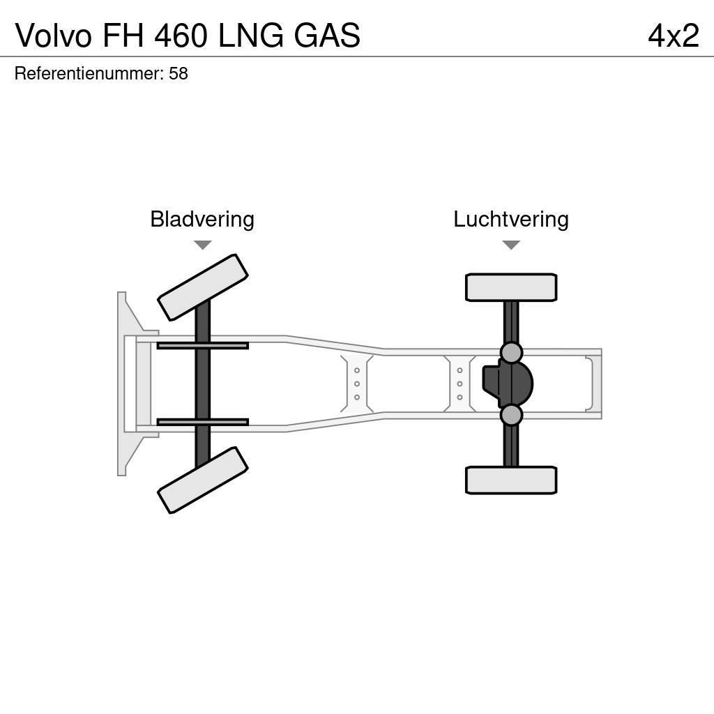 Volvo FH 460 LNG GAS Vlačilci