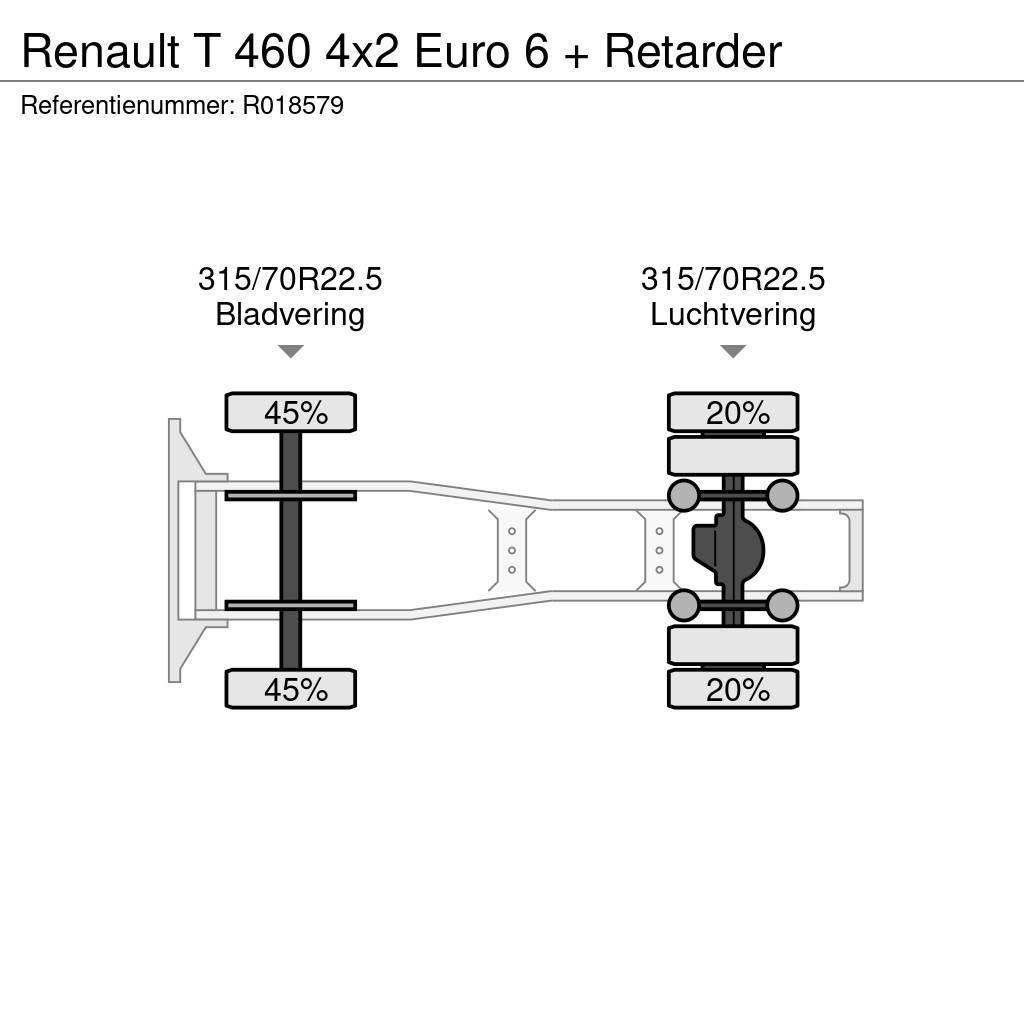 Renault T 460 4x2 Euro 6 + Retarder Vlačilci