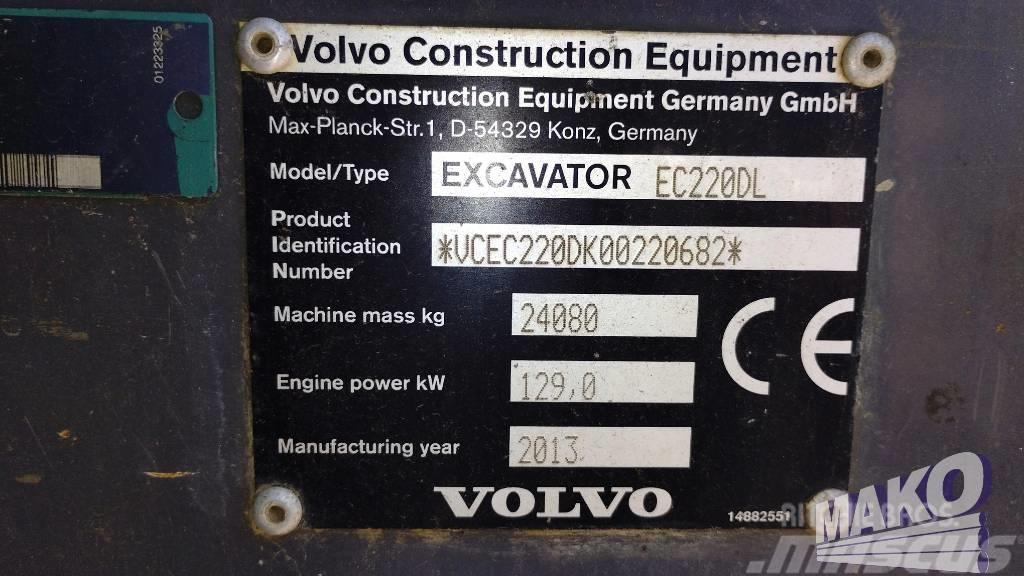 Volvo EC 220 DL Bagri goseničarji