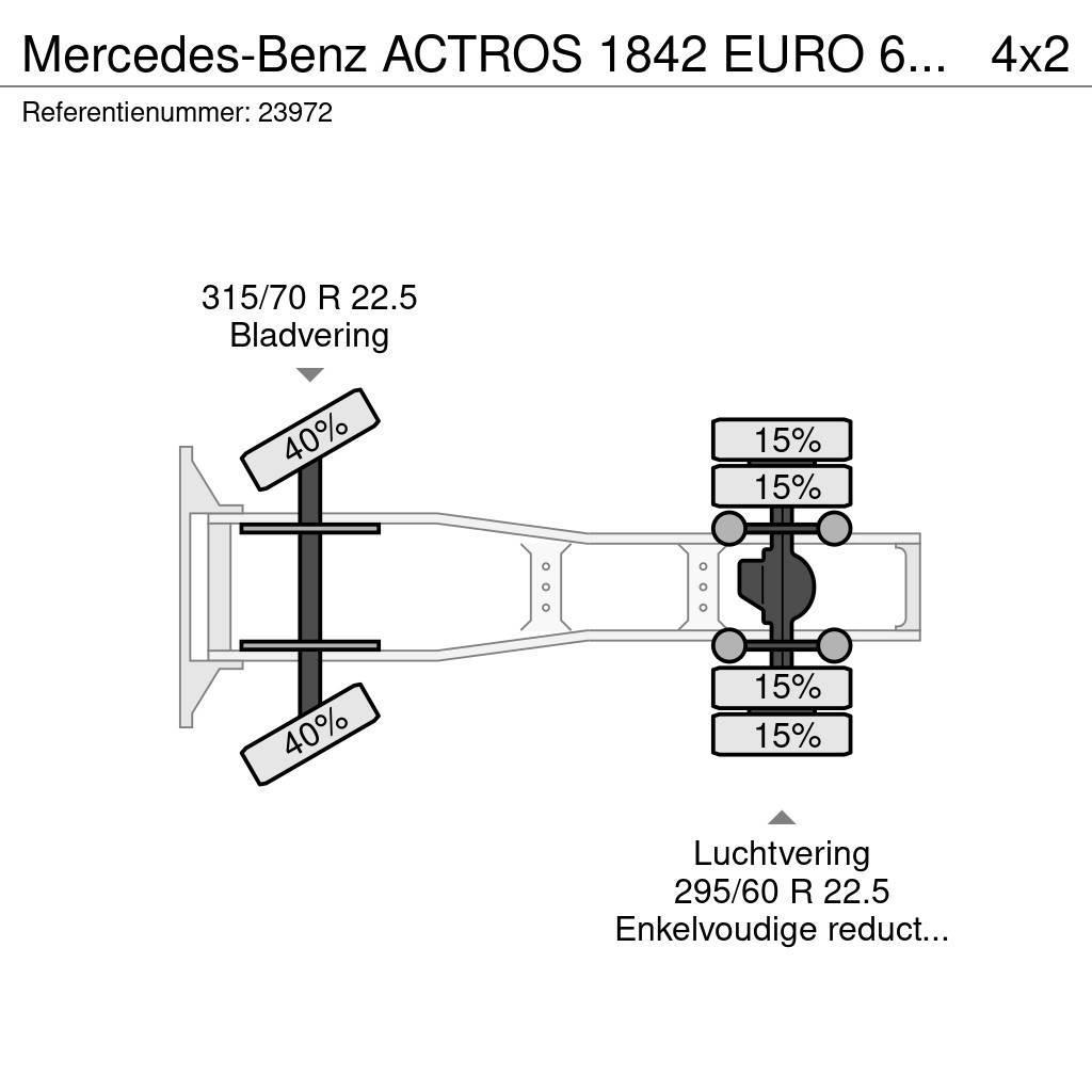 Mercedes-Benz ACTROS 1842 EURO 6 RETARDER 864.000KM Vlačilci