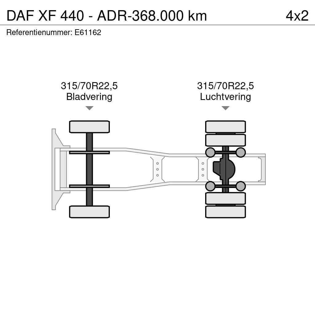 DAF XF 440 - ADR-368.000 km Vlačilci