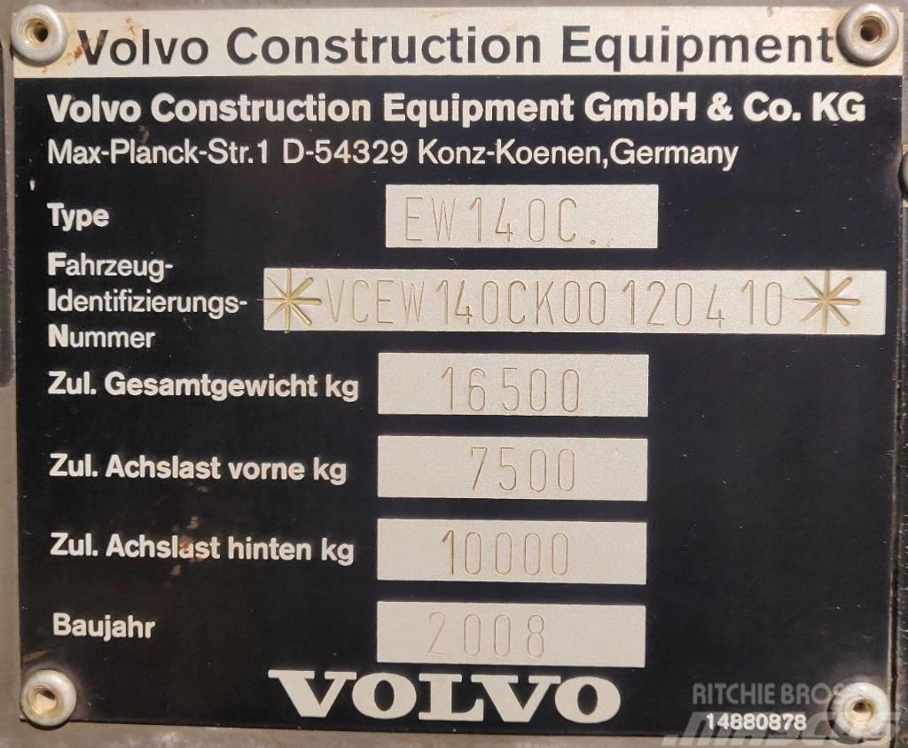 Volvo EW 140 C Bagri na kolesih