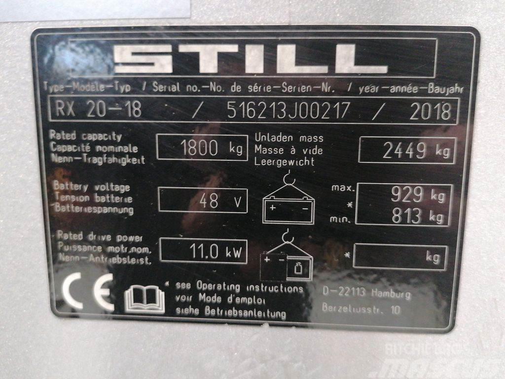 Still RX20-18 Električni viličarji