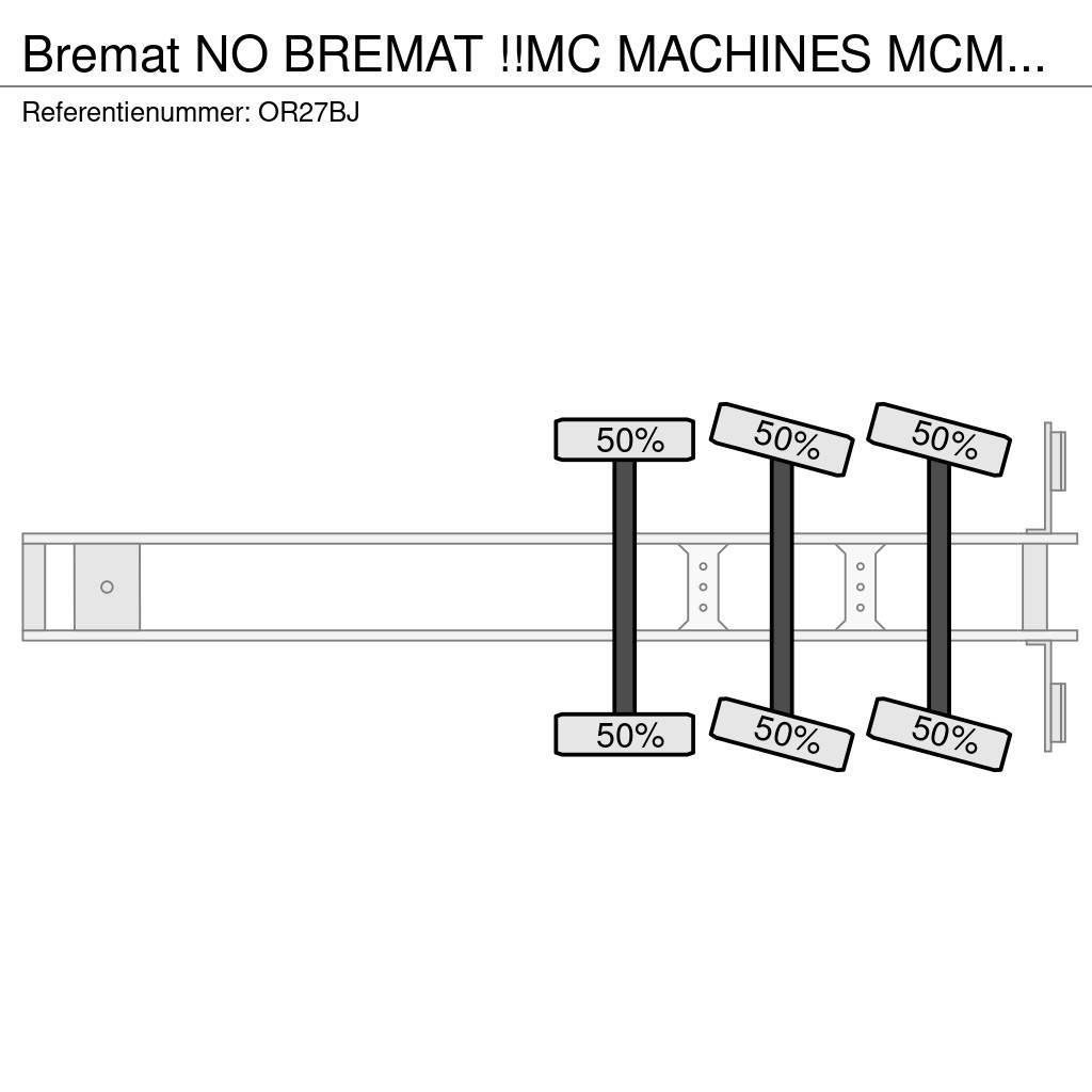  Bremat NO BREMAT !!MC MACHINES MCM-339-ST-S2!!CEME Druge polprikolice