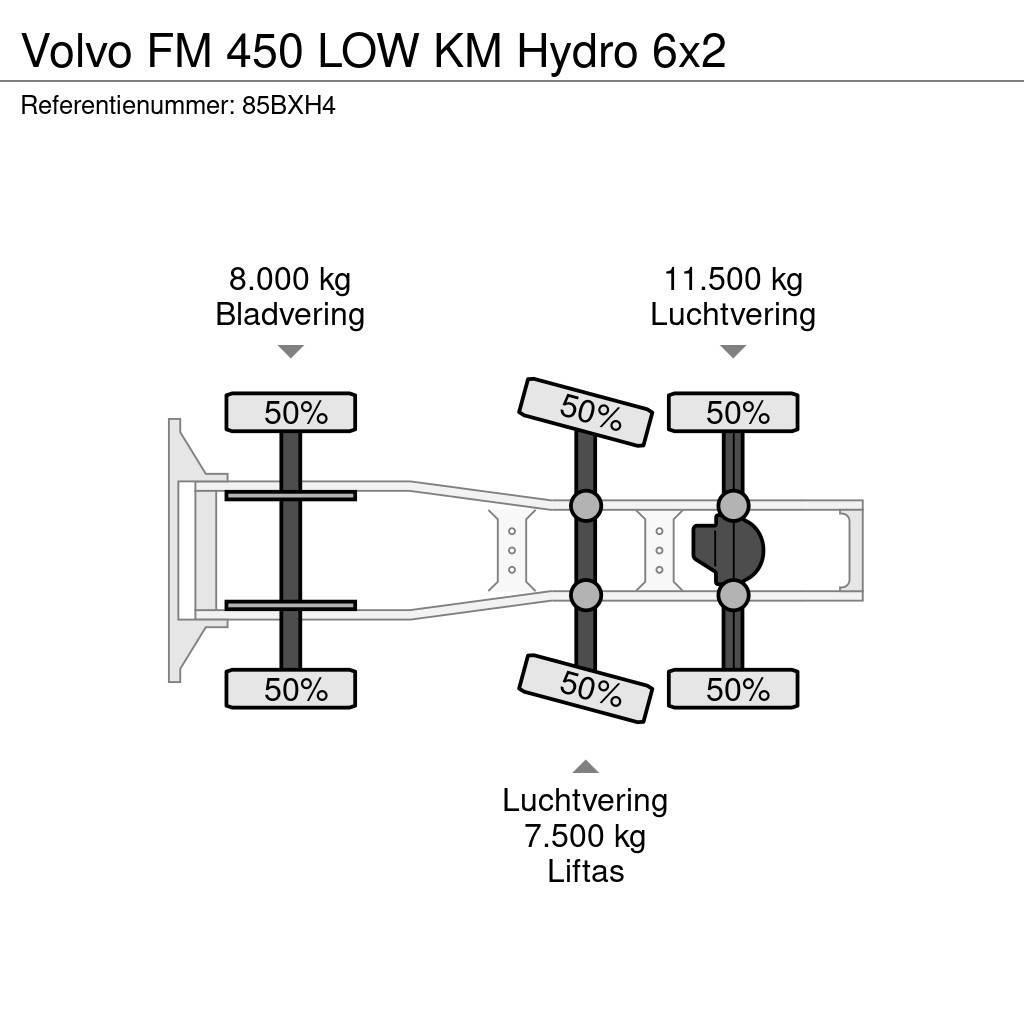 Volvo FM 450 LOW KM Hydro 6x2 Vlačilci