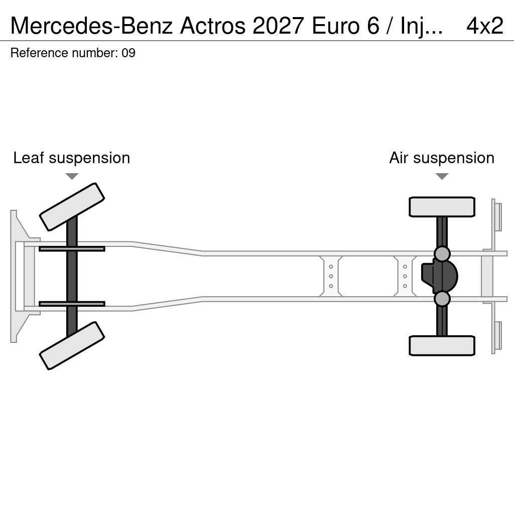 Mercedes-Benz Actros 2027 Euro 6 / Injektorproblem !!! Tovornjaki-šasije