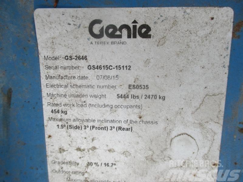 Genie GS 2646 Škarjaste dvižne ploščadi